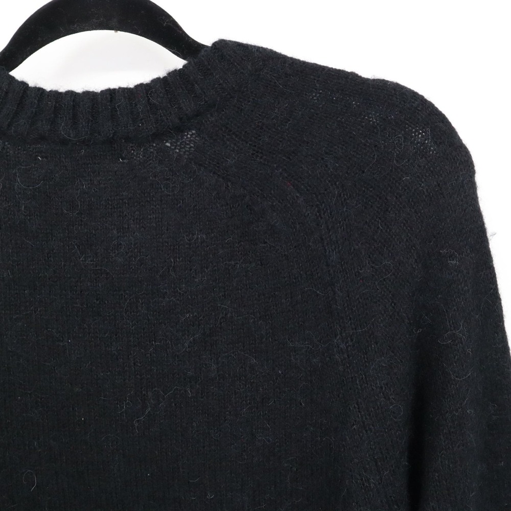 J. Crew High Rib Alpaca Wool Sweater Women XS Black Modern Classic Versatile NWT - Picture 11 of 14